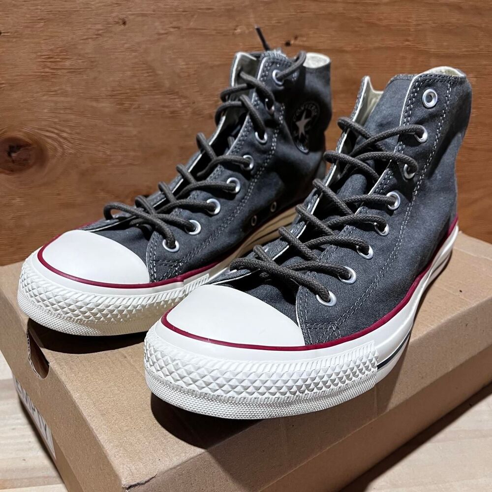 Converse Men's Grey and Black Trainers